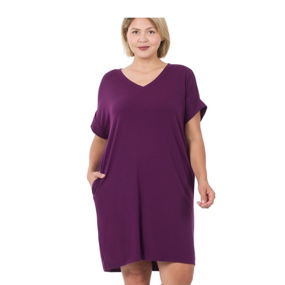 Plus Size Tunic Dress - Picture 1 of 3
